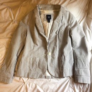 Gap Seersucker Blazer